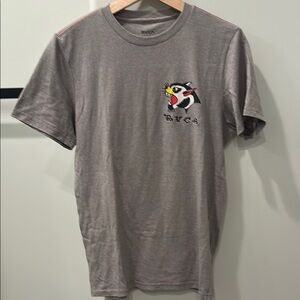 RVCA Gray Short Sleeve Tee